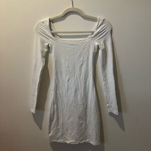 White Long Sleeve Dress Aritzia Bodycon